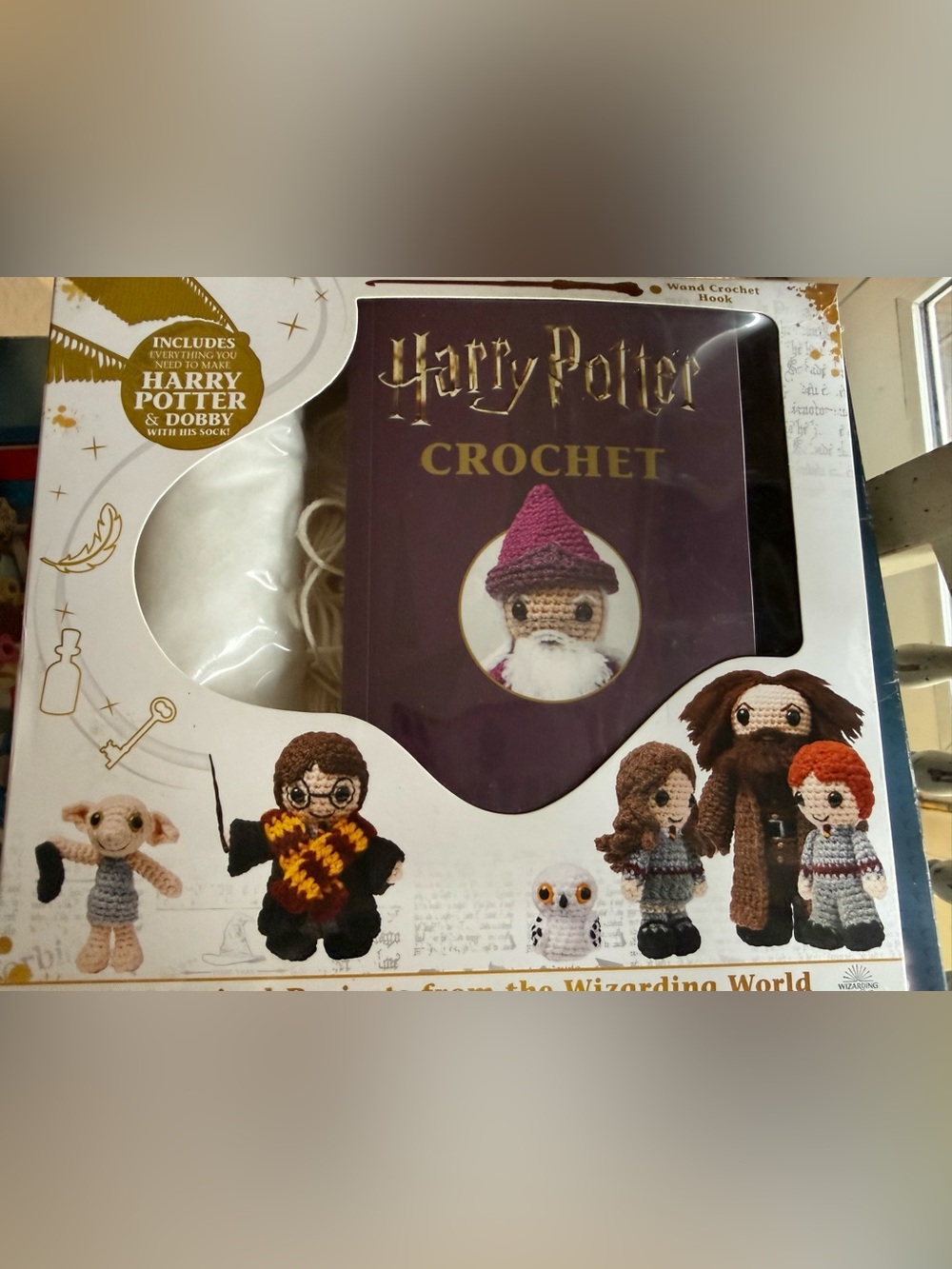Harry Potter Crochet Kit by Lucy Collin - opened